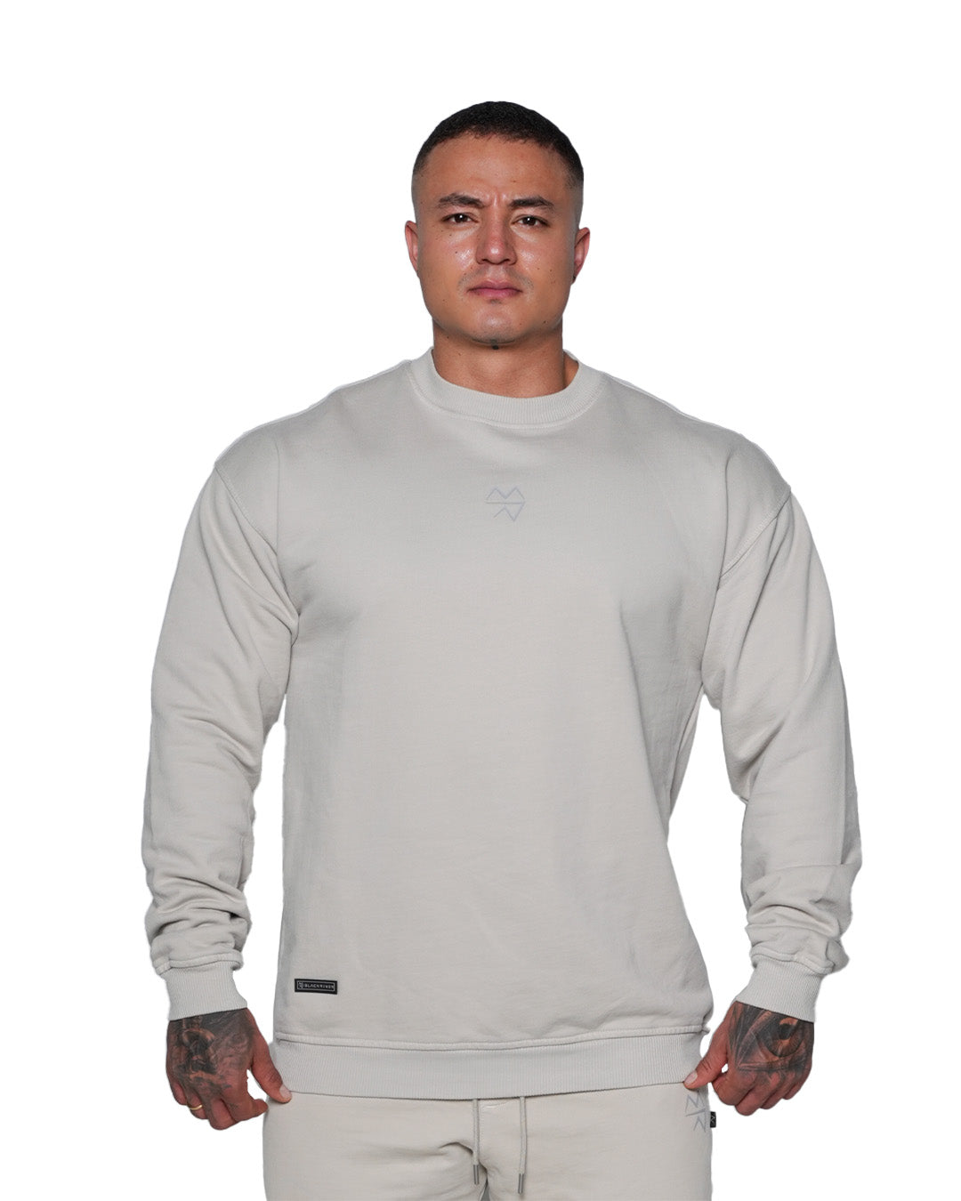 Buzo Cuello Redondo Beige