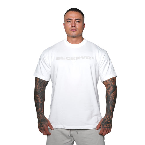Camiseta Box Logo Classic Blanca Burda