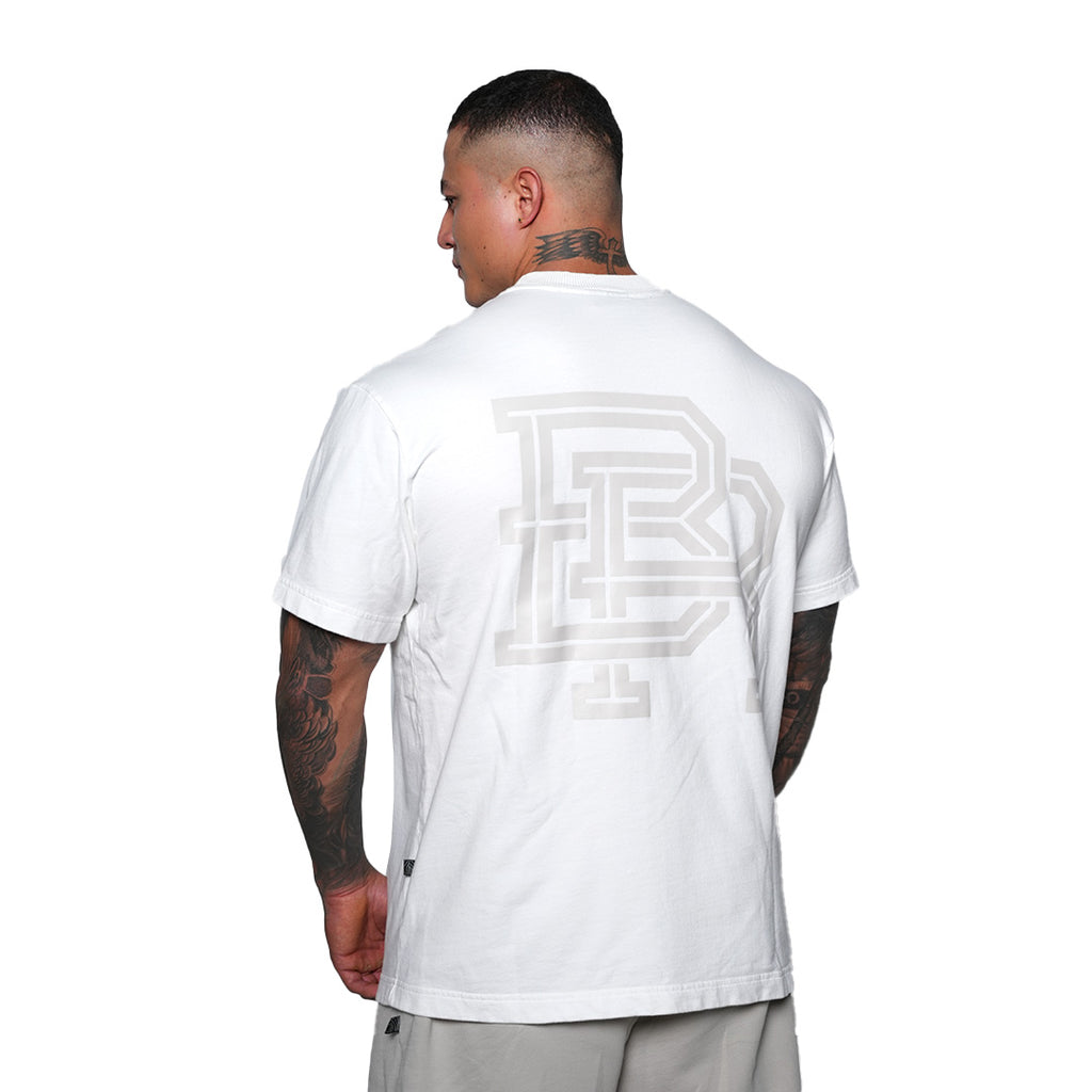 Camiseta Box Logo Classic Blanca Burda