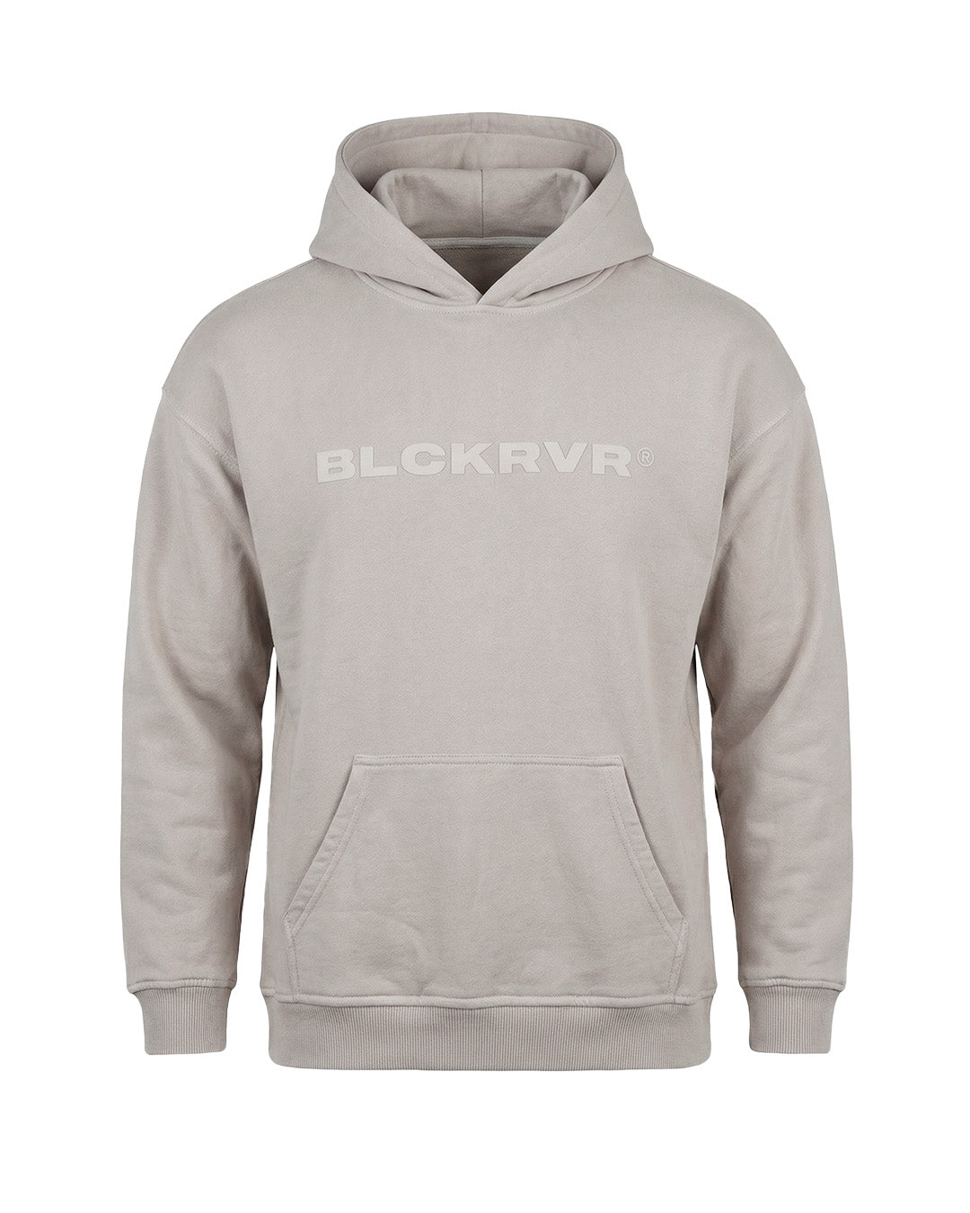 Hoodie Boxlogo Beige