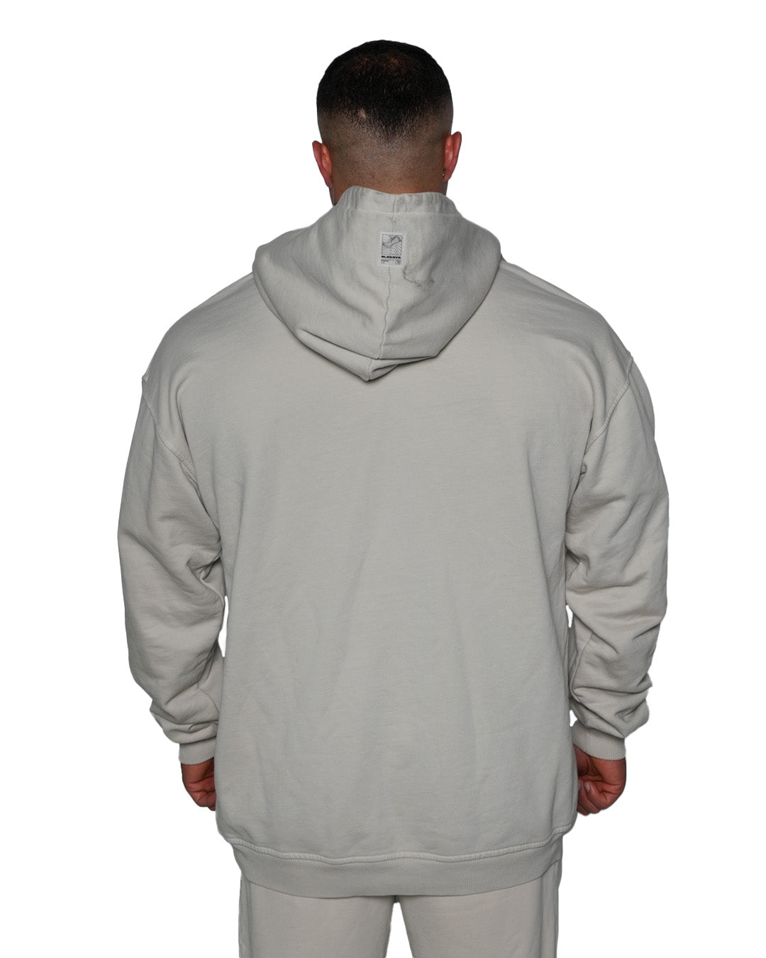 Hoodie Boxlogo Beige