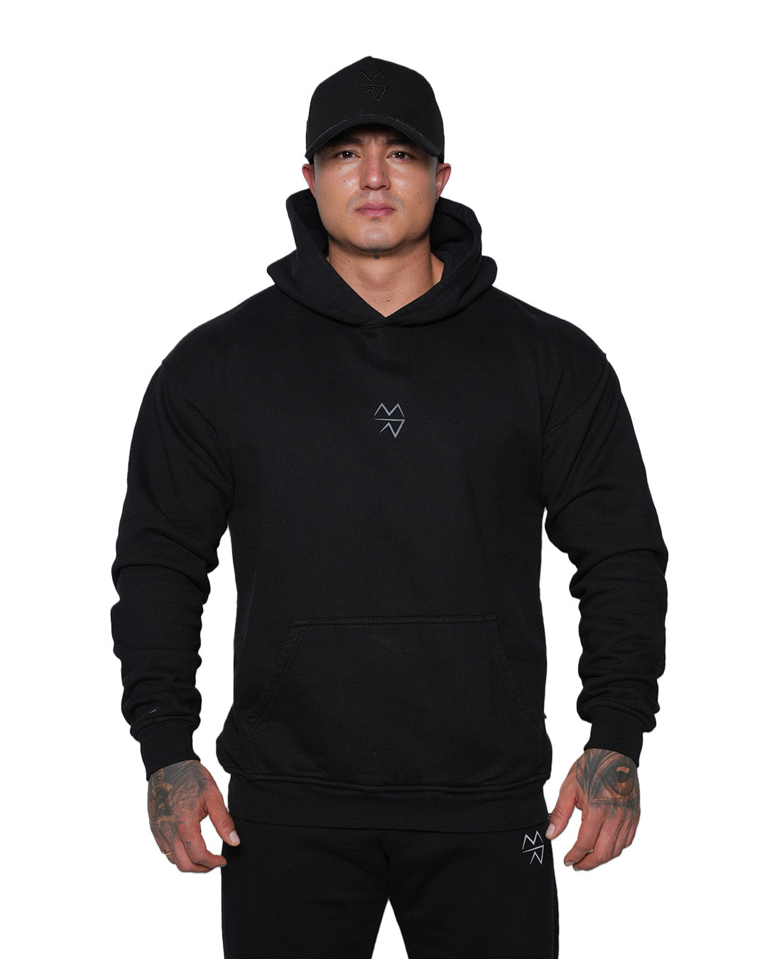 Hoodie Isotipo Br Negro