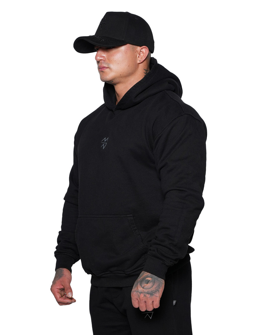Hoodie Isotipo Br Negro